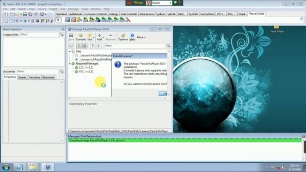 How to Add VLC Component in Lazarus IDE