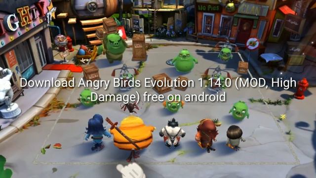Download Angry Birds Evolution 1.14.0 (MOD, High Damage) Apk + Obb free on android смотреть онлайн
