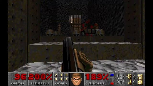 Doom 2: Hell on Earth - Map 17: Tenements (100%) Ultra Violence [Crispy Doom] смотреть онлайн