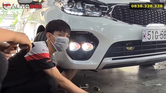 Bi gầm X-Light F10 với combo 4 bi trên Kia Rondo - Auto365HaiPhong.Com смотреть онлайн