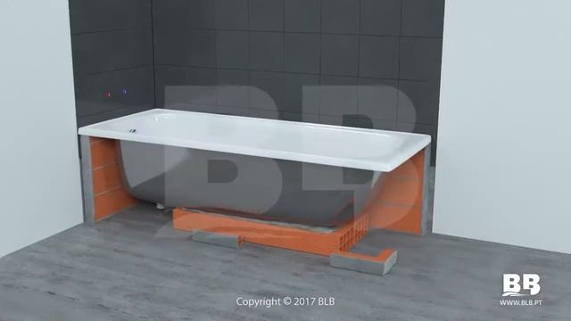 BLB Ванны без металлических ножек с установкой на кирпичную основу смотреть онлайн