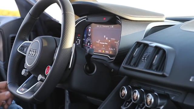 Blacked out 610hp 2017 Audi R8 V10 Plus in crazy locations смотреть онлайн