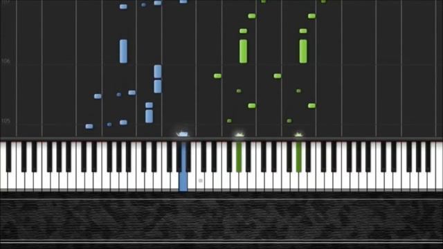 Mozart - Turkish March - Piano Tutorial by Pluta-X (50% Speed) Synthesia смотреть онлайн