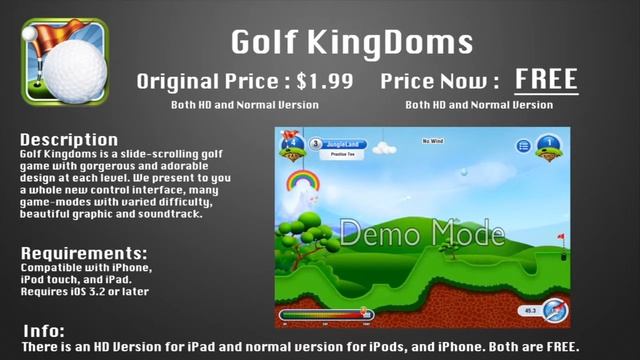 Free App: Golf KingDoms (June 14 '12) смотреть онлайн
