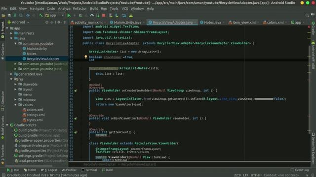 Android Shimmer Effect ??- No more progress bar - Android Studio смотреть онлайн