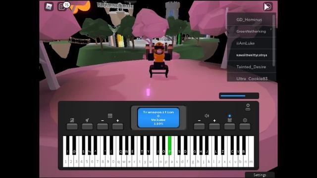 Heather (Roblox piano) (EASY) смотреть онлайн
