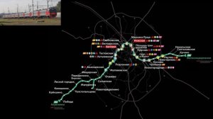 Информатор САВПЭ МЦД 4: Апрелевка - Железнодорожная со СТАРЫМИ названиями!!!