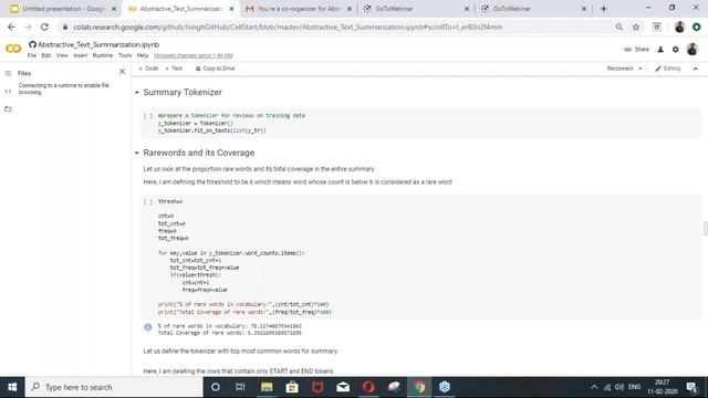 Abstractive Text Summarization on Zomato Fine Food Reviews смотреть онлайн