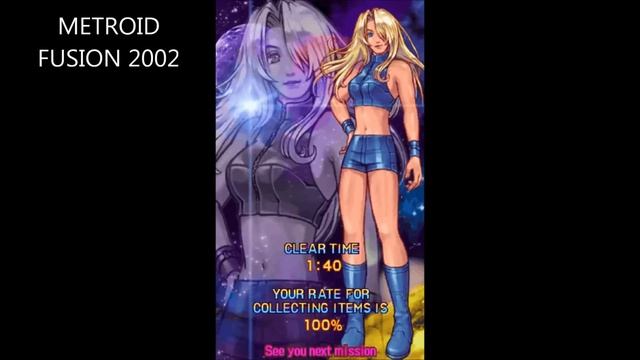 METROID: all Samus Aran face reveals смотреть онлайн