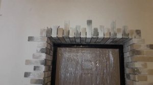 дверной проем из декоративного кирпича