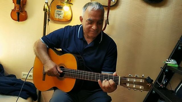 Юрий Бадалл тестирует гитару после обслуживания в Ремонт Гитар DEmelyanov смотреть онлайн