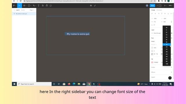 How to change font size in Figma смотреть онлайн