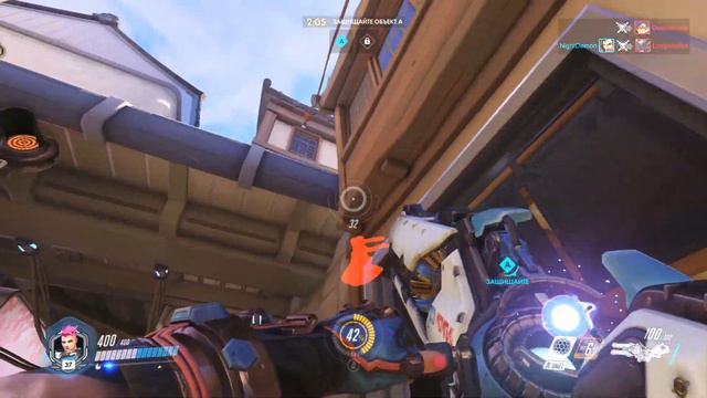 Overwatch - Zarya pro Gameplay смотреть онлайн