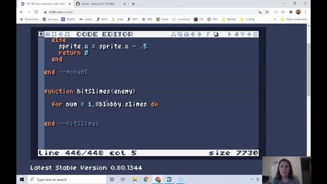 TIC-80 Platformer Lesson 15: multiple slimes & powerups смотреть онлайн