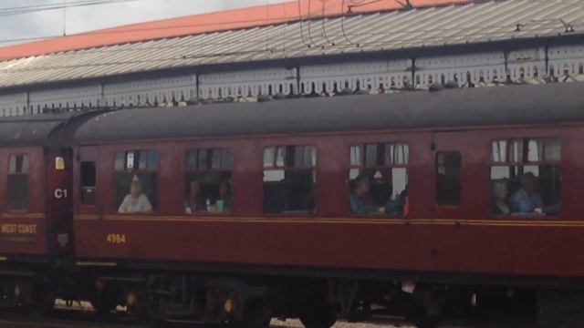 LMS Jubilee Class 45699 "Galatea" Departs York On The Scarborough Spa Express. 20/6/19 смотреть онлайн