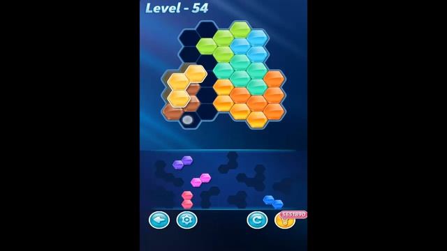 Block! Hexa Puzzle - Premium Hero Level 54 Gameplay смотреть онлайн