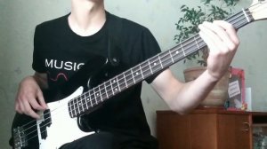 Кино- группа крови кавер на партию бас-гитары live