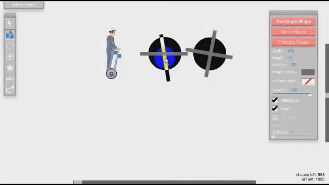 Как сделать шестеренки в Happy Wheels? смотреть онлайн