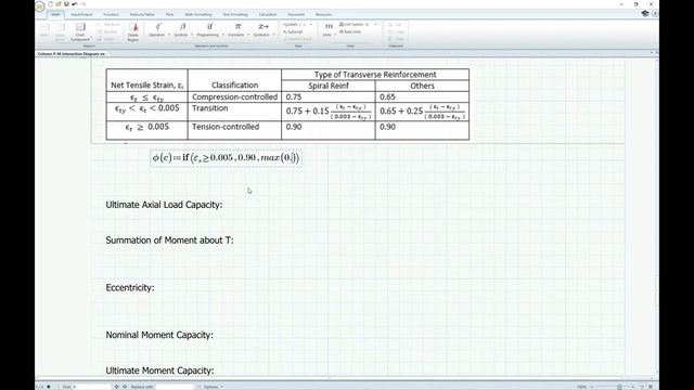 How to make Column Interaction Diagram using Mathcad смотреть онлайн