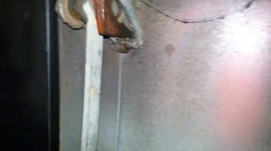 Простой запор на гаражные ворота.