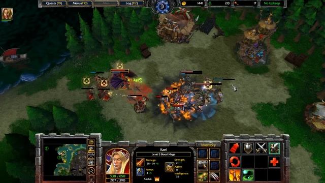 Warcraft 3 REFORGED (Hard) - Curse of the Blood Elves 01 - Misconceptions смотреть онлайн