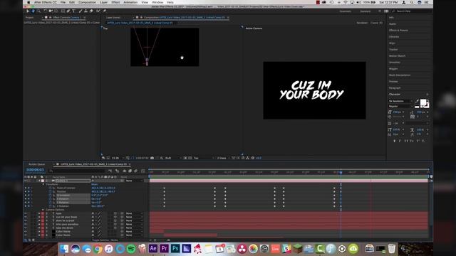 How To Make A Lyric Video In After Effects смотреть онлайн