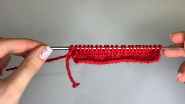 Как набрать петли на спицу? Лицевые и изнаночные петли | Резинка 2*2 | Как закончить вязать? смотреть онлайн