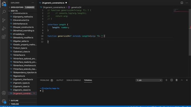 OOP TypeScript #25: Generics Constraint - Bahasa Indonesia смотреть онлайн