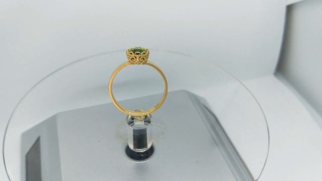 Gold ring 750° камень сфен титанит смотреть онлайн