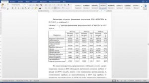 Оформление таблицы по ГОСТ