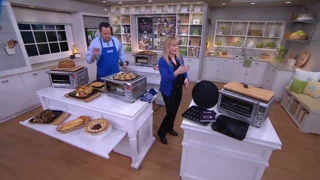 Breville Stainless Steel 1800W XL Smart Oven w/Cutting Board on QVC смотреть онлайн