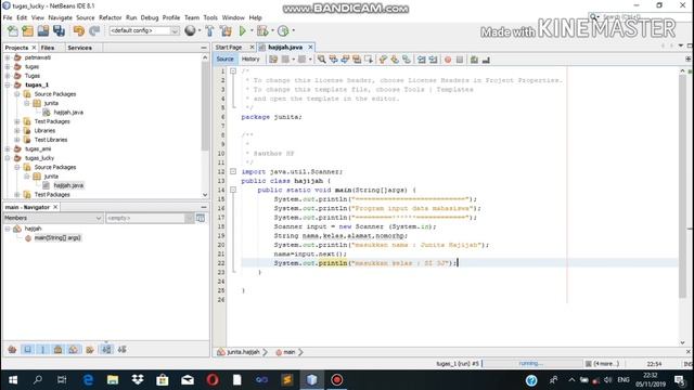 Tutorial program java menginputkan menggunakan tipe Data String dan Long смотреть онлайн