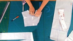 Модный джинсовый сарафан своими руками. Моделирование и раскрой сарафана по просьбе подписчиков.mp4
