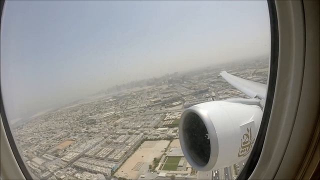 Emirates Airline B77W HEAVY Takeoff Dubai DXB To Male MLE Maldives