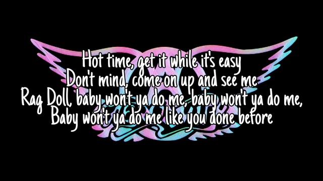 AEROSMITH - Rag Doll (Lyric Video) смотреть онлайн