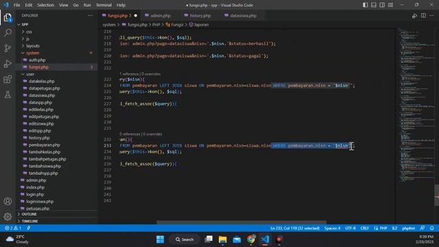 15. Aplikasi SPP PHP MYSQLI OOP - Generate Laporan смотреть онлайн