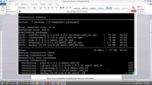 install docker on aws instance | AWS | Amazon linux | Docker Tutorial смотреть онлайн