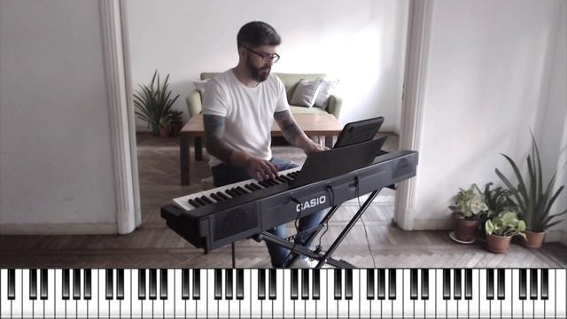 Piano tutorial - El choclo (Tango) смотреть онлайн