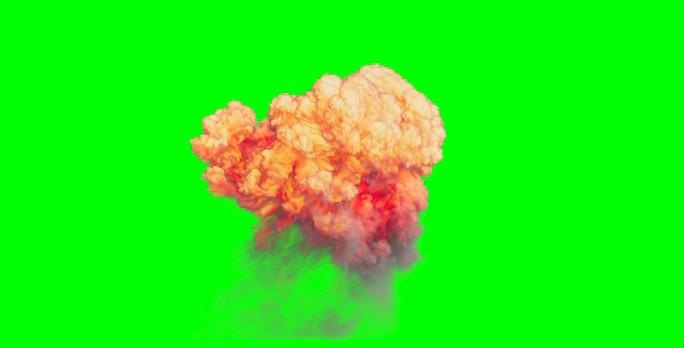 Бесплатные Футажи Взрыва на Зелёном Фоне. Альфа Канал - Версия 01 смотреть онлайн