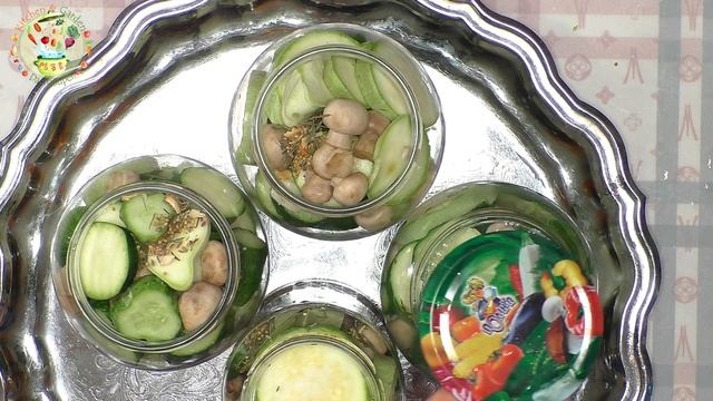 Маринованные огурцы и кабачки с шампиньонами на зиму смотреть онлайн