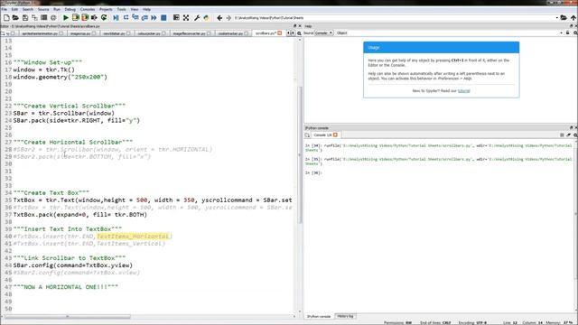 How to Create Scrollbars Using Python! - Tkinter смотреть онлайн