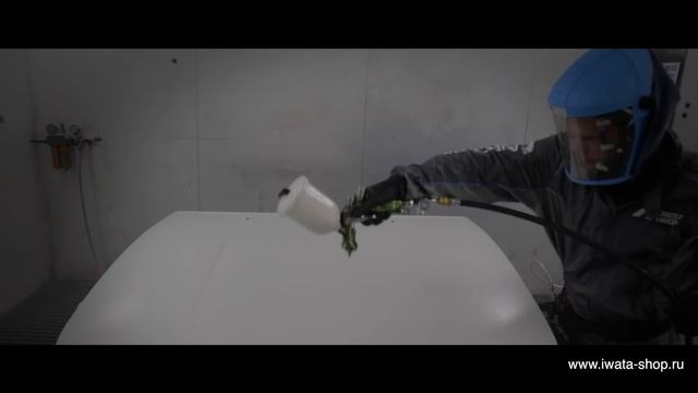 Работа Anest Iwata WS400 и W400 WBX на металлике и перламутре