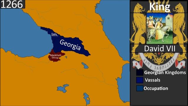 История ГРУЗИИ на карте за 6 минут смотреть онлайн