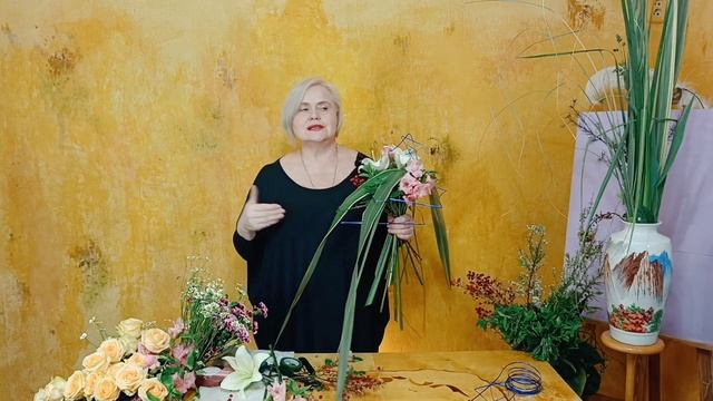 Пропорция контрастов. Говорим о контрастах на мастер-классе Букет в стиле Ар Деко. смотреть онлайн