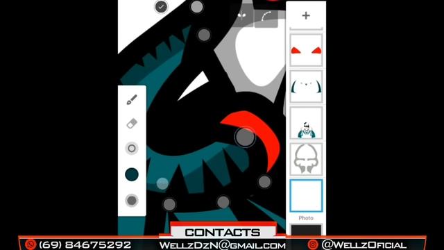 Logo e-Sport clã Área-X - Infinit design & Ps touch (mobile) speed art смотреть онлайн