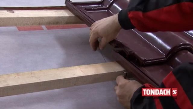 12. Крепление керамической черепицы TONDACH смотреть онлайн