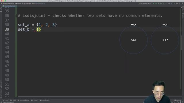 Python Tutorial for Beginners 2020 - Set Methods (2) смотреть онлайн