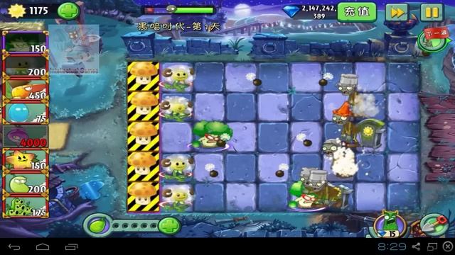 Plants vs Zombies 2 Chinese - Dark Ages Night 01 Sun Shroom Plants vs Zombies 2 Chinese смотреть онлайн