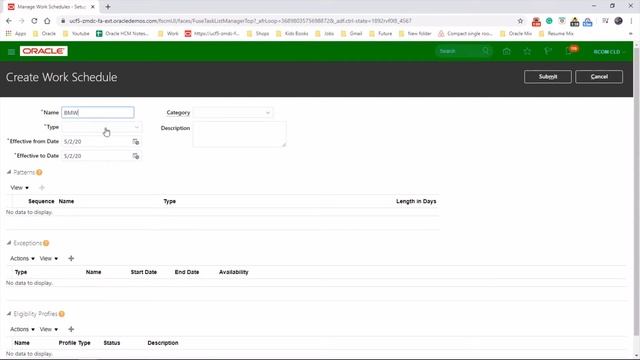 24. How to create a Work Schedule in Oracle HCM Cloud смотреть онлайн