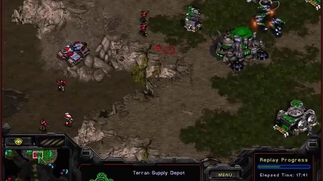 krasi0 bot beating 3 Blizzard T bots on Python in a melee game смотреть онлайн